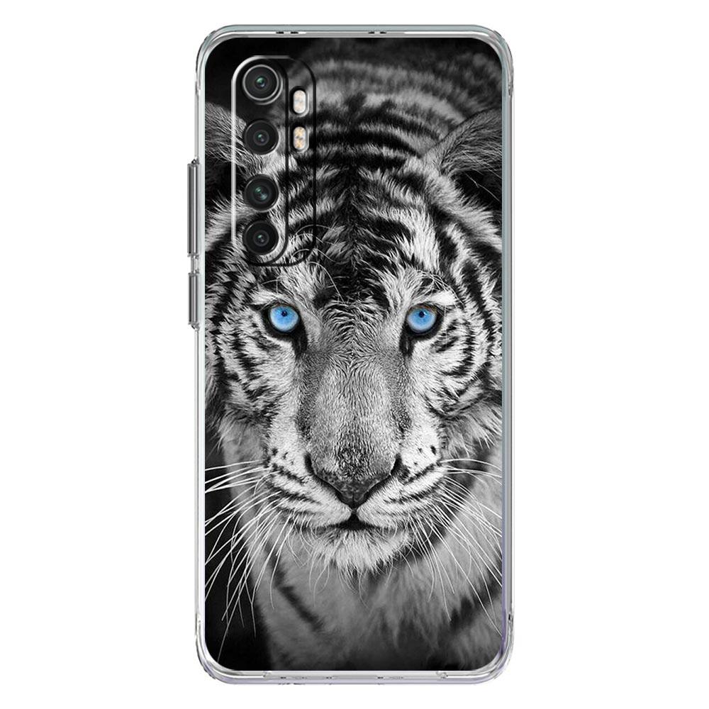 Phone Case For Xiaomi Mi Poco X7 X6 X5 NFC X3 F7 Ultra F6 Pro F3 15 14T 14 13T 11 12 13 Lite Clear TPU Cover Lion Tiger king