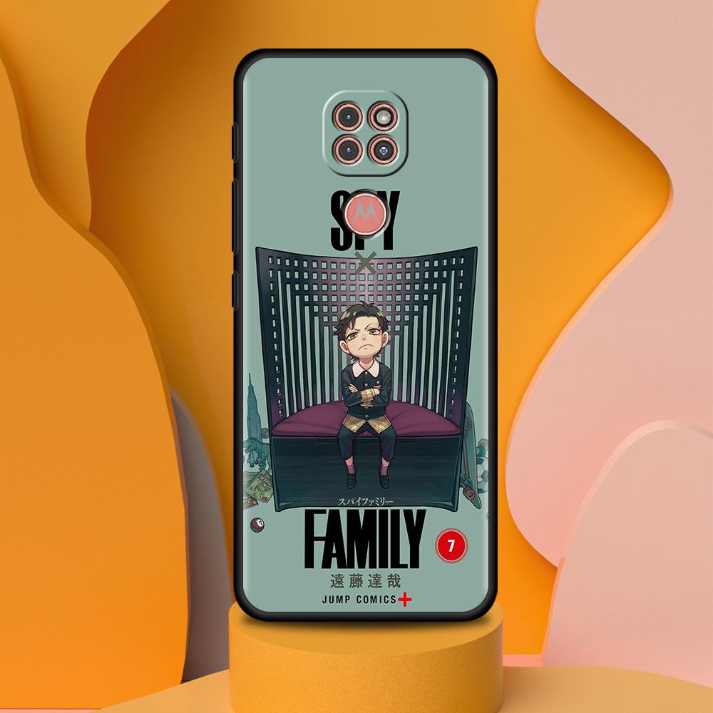 Pouzdro pro Motorola G30 One Fusion Plus G9 Play G8 Power Lite Hyper G Stylus Edge Pro E6s G60 G50 Kryt na telefon SPY FAMILY Anime Sac