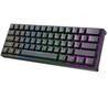 BAJEAL K101 Wired 61-Key Blue Axis Portable Luminous Mechanical Gaming Keyboard