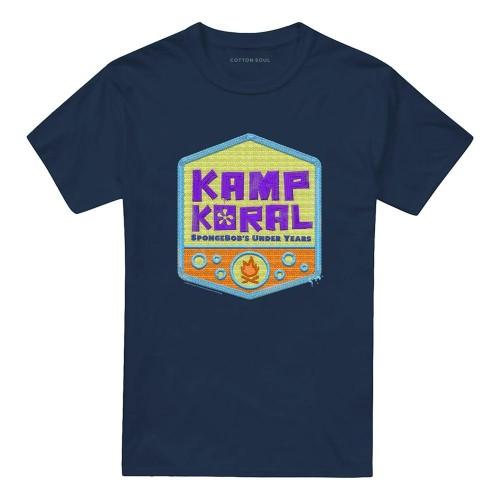 Kamp Koral: SpongeBob´s Under Years Unisex Adult Patch Logo T-Shirt