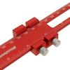 T-Type T Track Ruler W/ Slide Stop Measuring Marking Ruler  Woodworking Tools