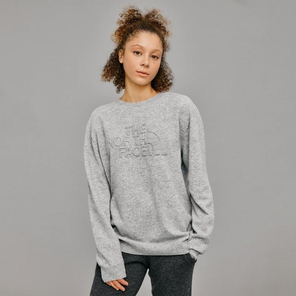 The North Face Men S Merino Airwool Crew Neck Light Gray Nm5mp57a LIGHT GRAY/095