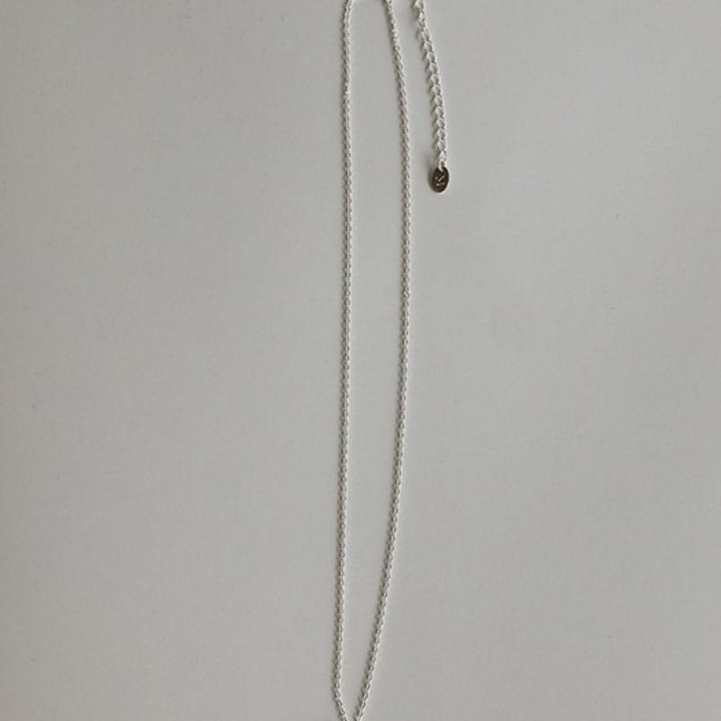 modernlike silver 925 blossom flower necklace