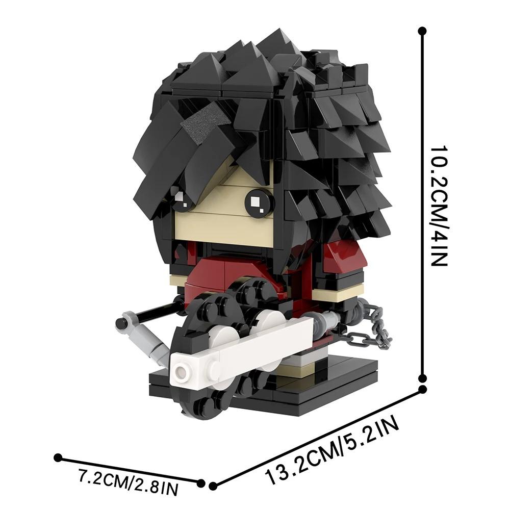 MOOXI Anime Cartoons MOC Bricks Set Compatible BrickHeadsed Building Blocks Parts Kids Education Toys For Children Birthday Gift