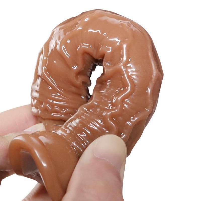 Long Love Muscle Explosion Warrior Mini Suction Cup Dildo for Women