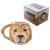 Creative Animal Dog Lion Leopard Tiger Head Ceramic Cup Painted Ceramic Cup Stereo Dog Head Mug Children's Room Decoration Gift