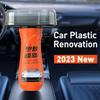 Car Plastic Renovation Restorer Crystal Plated Coating Agent Part Scratch Leather Repair Console Panel Care Polish Cleaner