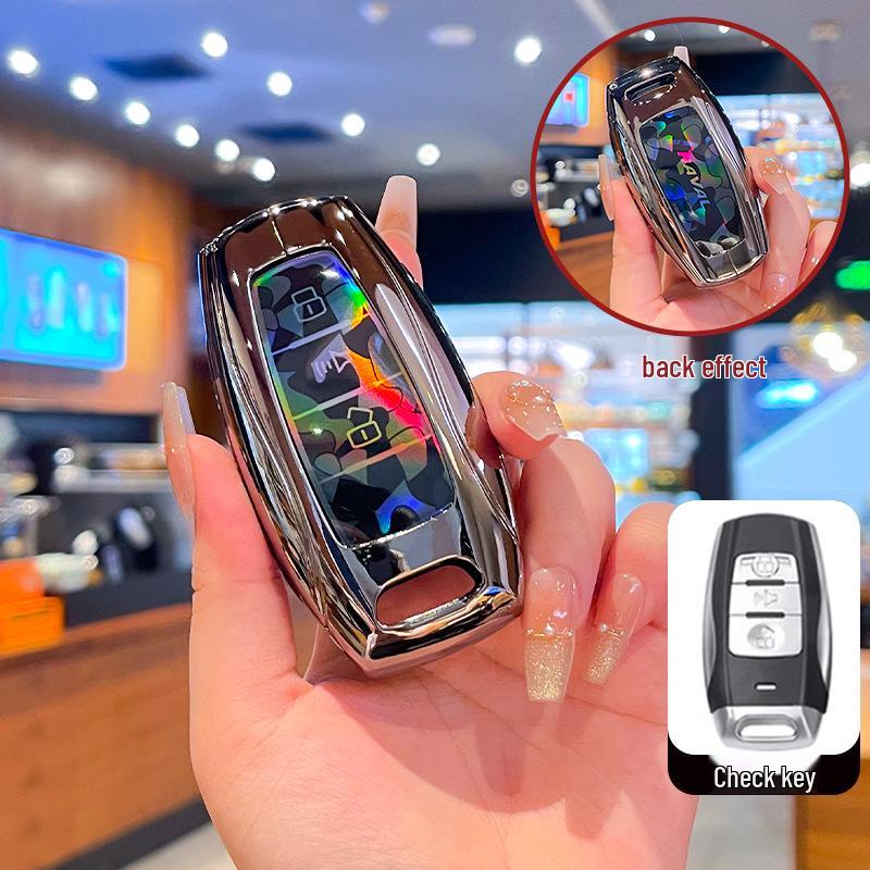 Compatible Metal Buckle Key Cover for Great Wall Haval: H2S, M6, F5, F7X, Big Dog, Divine Beast, Fierce Dragon, Dragon Max, Owl