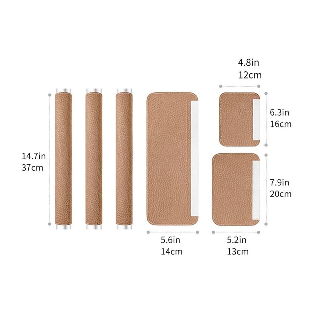 PU kůže Kryt kliky dveří chladničky Čisté Kryty bezpečnostních pásů do auta Šmouhy Dekor Domácnost