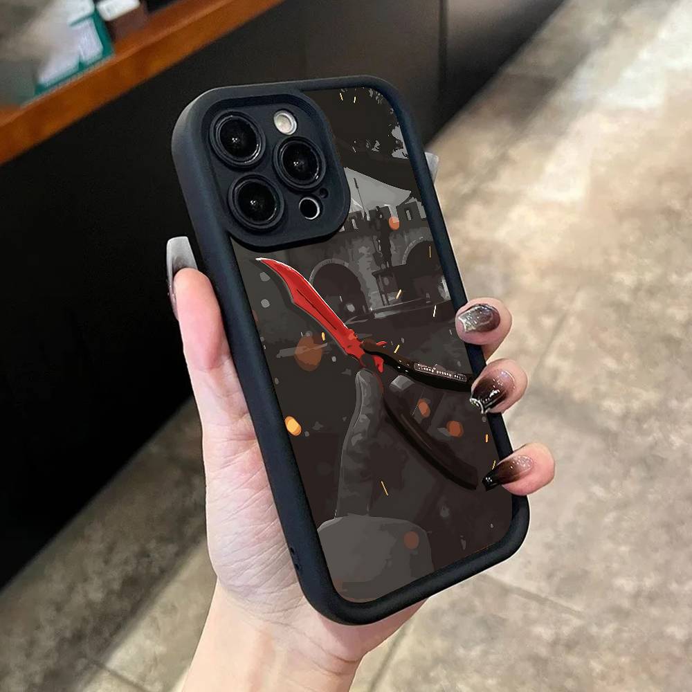 

C-CounterS CS S-StrikeS Emery Case For iPhone 17,16,15,14,13,12,11,Pro,Max,Plus,E,Air,Mini Premium Silicone Matte Cover iPhone 13 Pro