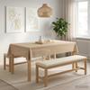 Rectangular Tablecloth Beige 110 x 180 cm