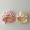 Cute Baby Hat Lace Ruffle Princess Infant Girl Bonnet Cap Solid Color Newborn Court Hats Photo Props