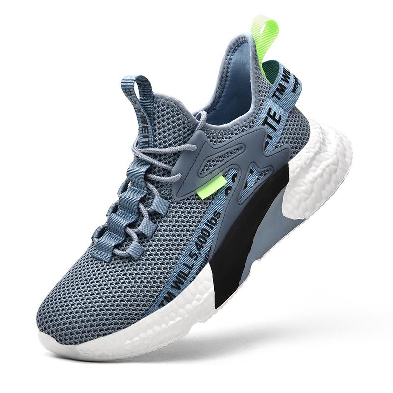 

Sneakers men s spring new quality breathable mesh real explosion men s shoes student running casual shoes 46
