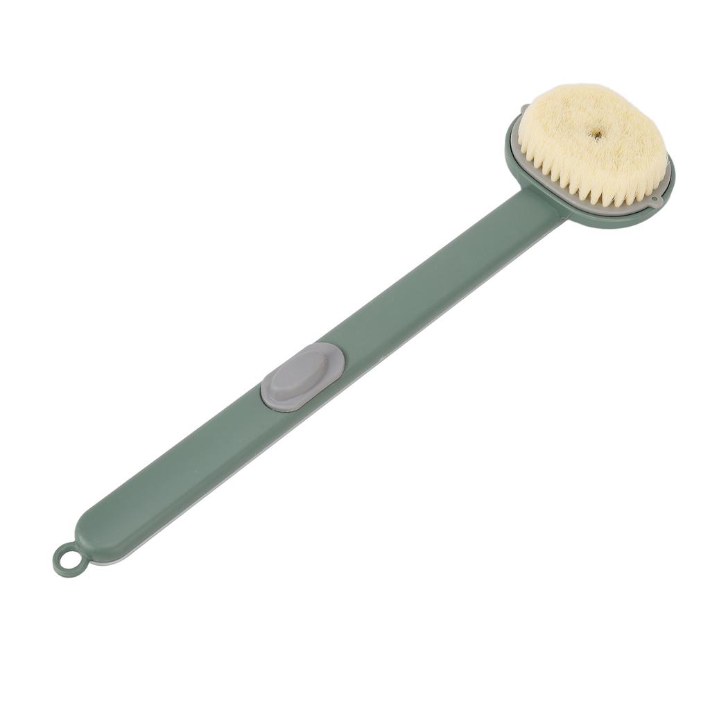 Handle Bath Brush Soft   Button Removable Brush Head Body Bath Brush for Bathroom