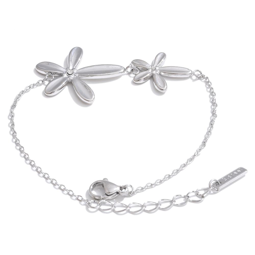 

Yhpup Stainless Steel Metal Flower Chain Bracelet Bangle for Women Non Tarnish PVD Plated Arrivals Wrist Jewelry Wholesale