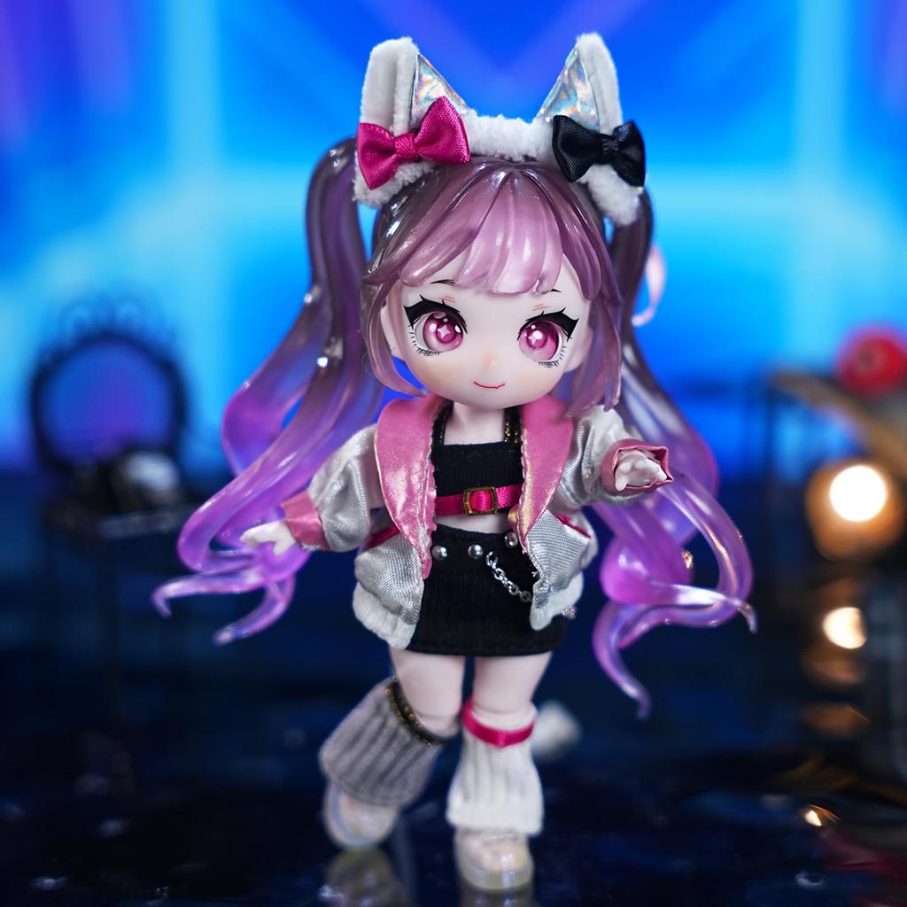 ICY Fortune Days 13cm BJD Doll - Anime Style Doll Set, Perfect for Gifts, Decoration, DIY Exercise, and Collections, Girl's Doll 8+