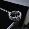 Braided Twist Open Trendy Adjustable Joint Index Finger Ring Simple Fashion Ring