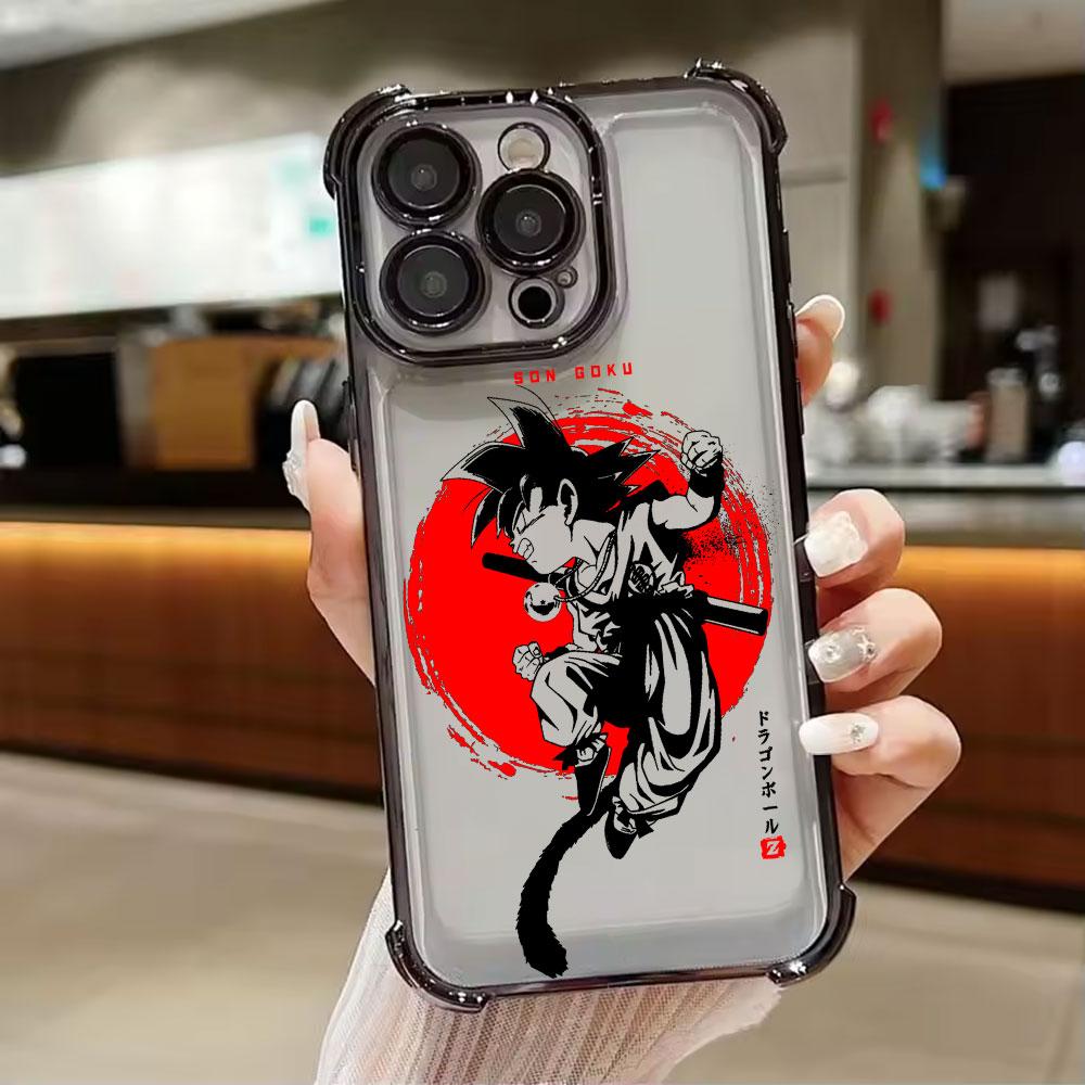 Dragons Balls Son Goku Vegeta Cartoon Phone Case For Xiaomi 15T 14T 13 Pro 15 F8 Ultra Poco X7 F7 Pro 5G X3 X6 F5 M7 Clear Cover