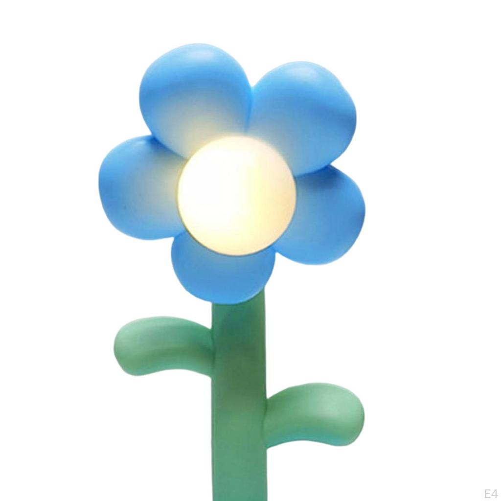 Creative Flower Table Lamp Night Light Modern for Bedside Dorm Party Decor Ornament