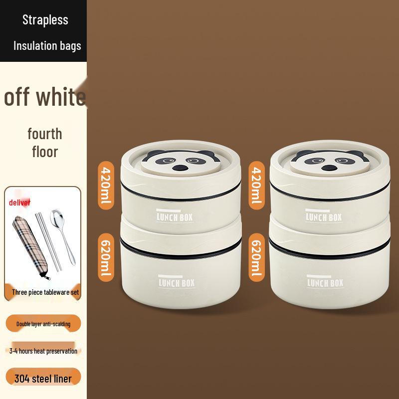 Portable Multi-layer Leak-proof Insulated Bento Lunch Box for Students and Office Workers