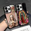 Virgen Mary Virgin De Guadalupe Soft Phone Case For Xiaomi Redmi Note 14 15 Pro Plus 13 12 11S 11T 5G 10 9S 9 Plating Anti-Fall
