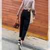 Apricot Jeans 2025: Women's Trendy Loose High-Waist Straight-Leg Harem Carrot Pants 