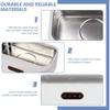 Ultrasonic Cleaner, 45 kHz Ultrasonic Glasses Cleaner with 4 Modes, 400 ml Ultrasonic Cleaner, Stainless Steel Ultrasonic Cleaner for Jewelry, Glasses