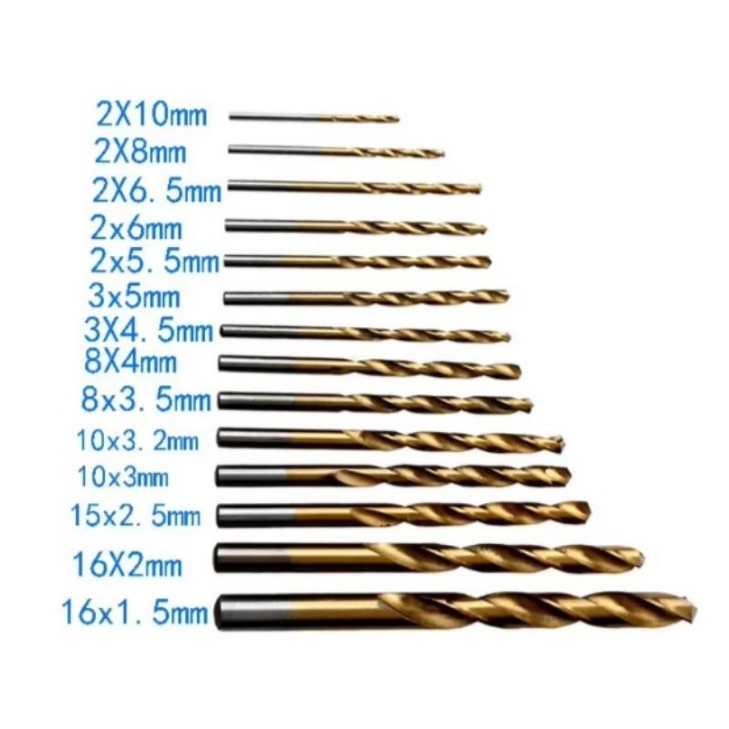99PCS Titanium Coated High Speed Steel Twist Drill Bit 1.5-10 Combination Drill Set Hand Tools Power Parts Drill Bit Combination
