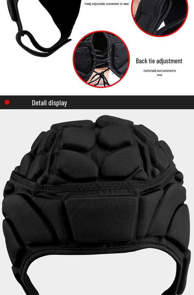 EVA-huvudskydd: Multisportshjälm för Fotboll, Rugby, Skidåkning, Snowboardåkning, Cykling.