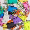 PVC Material ID Card Strap Transparent Credential Holder Card Holder Lanyard  Name Credit