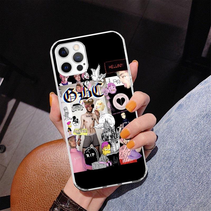 

Чехол для телефона Singer Lil Peep для Iphone 17 Air 16 16E 11 12 13 Mini 14 Plus 15 Pro Max 7 8 + SE 2020 Чехол для телефона Coque 16 11 12 Pl iPhone 15 Plus