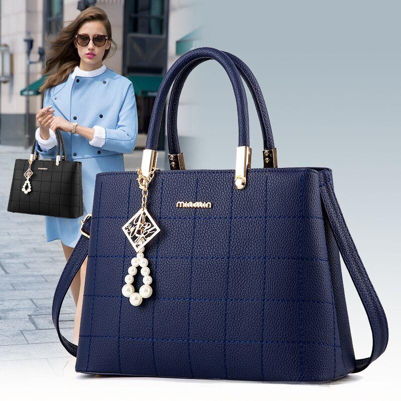 Stylish Fashionable Ladies Handbag Trendy New 2021 Pu Tote Bag For Everyday Use