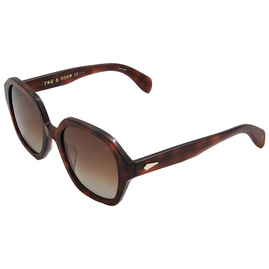 Rag   Bone Brown Gradient Square LadieS SungLaSSeS Rnb1063 S 0086 La 53