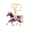 Alloy Horse Shaped Keychain for Vehicles and Bags Multifunctional Design Small Size Ornament Convenience Gift