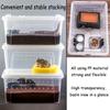 Reptile Feeding Box Snake Breeding Box Transparent Animal Habitat Cage Portable Plastic Turtle Transport Container For Bearded D