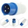 240V 16A 3-Pin Blue On-site Industrial Socket Male/Female IP44 2P Grounded