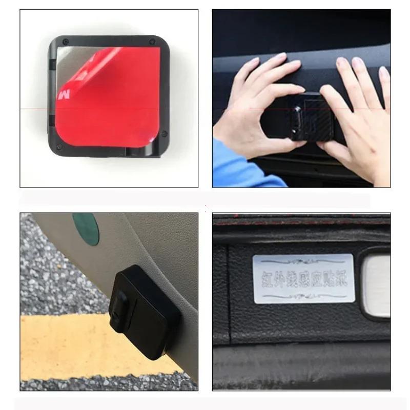 2Pcs Car Angel Wings Wireless Car Door Car Atmosphere Lighting Shadow Projector Lamp LED Decorative Light Cars Accessories