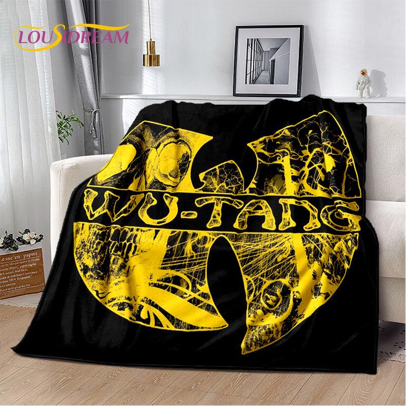 Wu T-TANG Clans Series Sign Soft Plush Blanket,Flannel Blanket Throw Blanket for Living Room Bedroom Bed Sofa Picnic Cover Kids