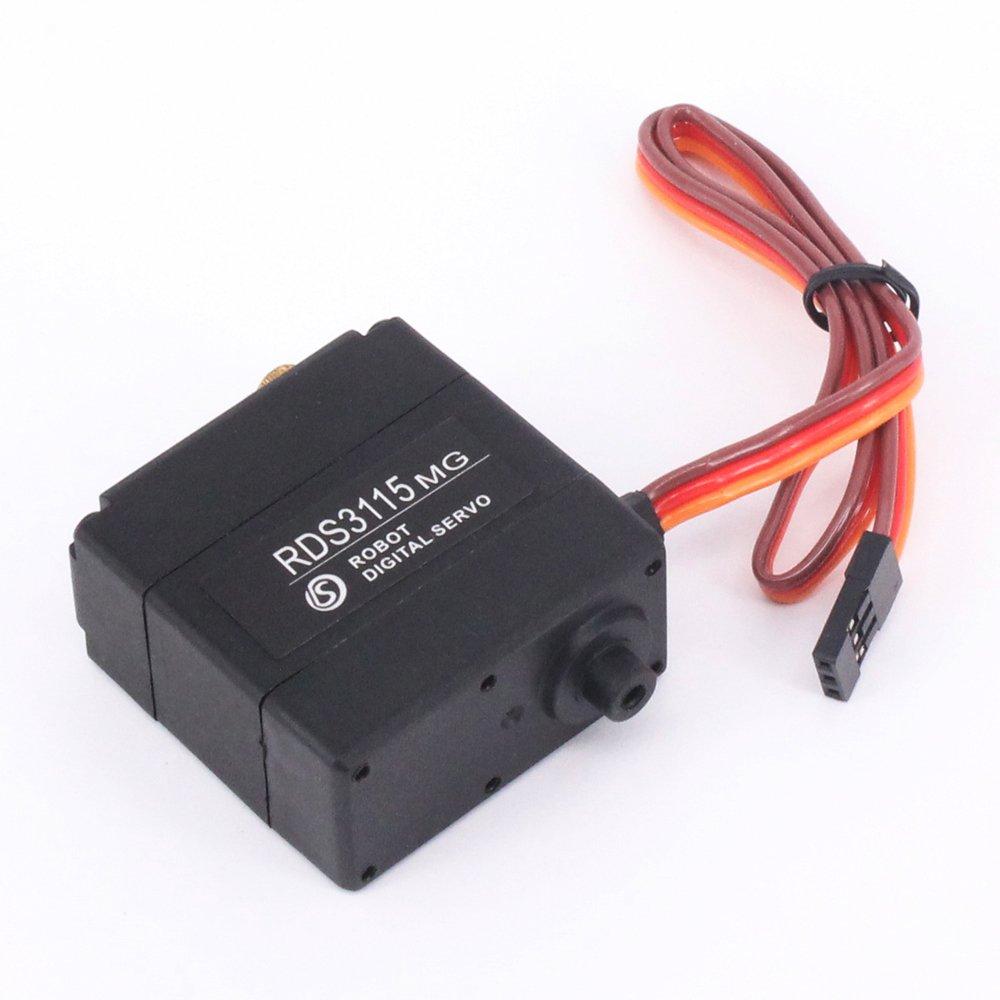 RDS3115MG 17kg Biaxial Servo for Educational and Entertainment Robots, Smart Robot Servo (180°)