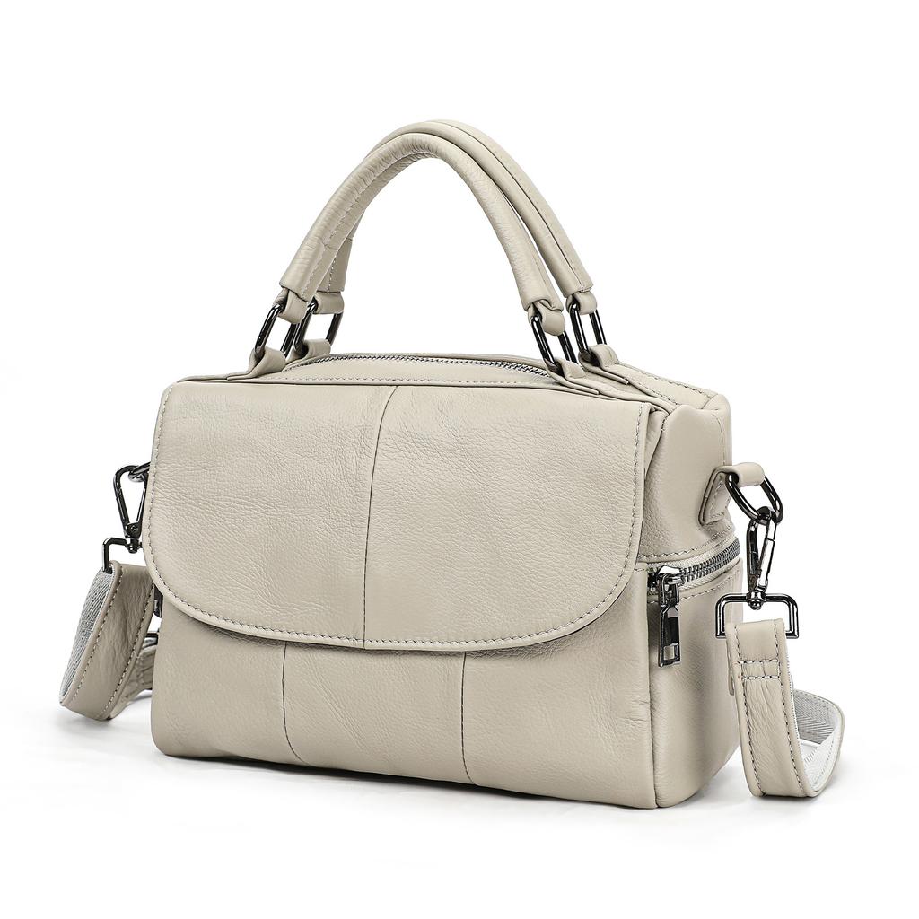 Vintage Women Handbag   Luxury Genuine Leather Women's Bag  Cow Leather Shoulder Bag Female Crossbody Bags