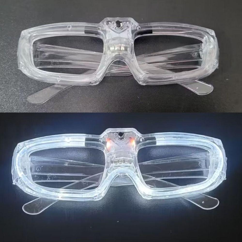 LED Glasses Adult Glow Sticks Glasses Luminous Glasses Shutter Shades Glasses Flashing Glasses