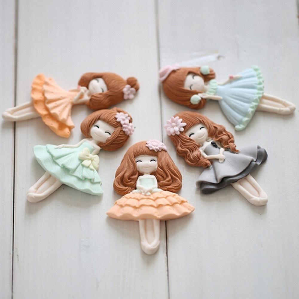 6 Style Girls Princess Silicone Fondant Cake Molds Baby Party Cake Decorating Tools Gumpaste Chocola