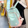 Schoolbag Children Elementary School Girls Junior High School High School Students Splicing Lightweight Backpack