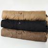 Men's Fleece-lined Lamb Wool Collared Workwear Cotton Puffer Jacket, Fall Winter  American Vintage Casual Outerwear