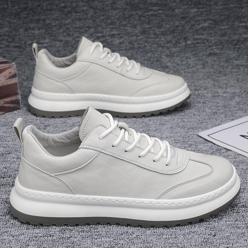 

Мужские модные туфли из микрофибры и кожи: Теплые, нескользящие, повседневные и деловые модели для осени и зимы Size 39