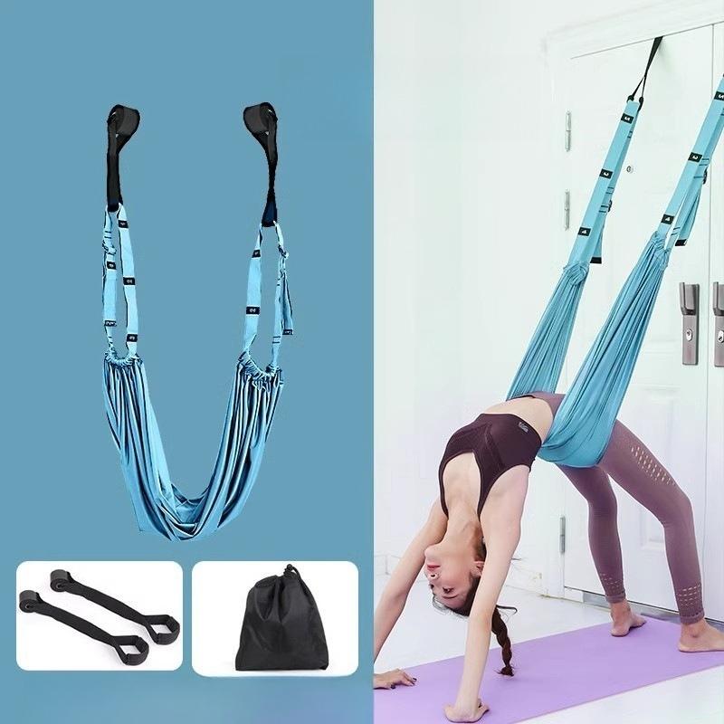 Aerial Yoga Suspension Cord Household Gym Gear Backbend Inversion Pull Loop Door-Mounted Stretch Belt Multifunctional
