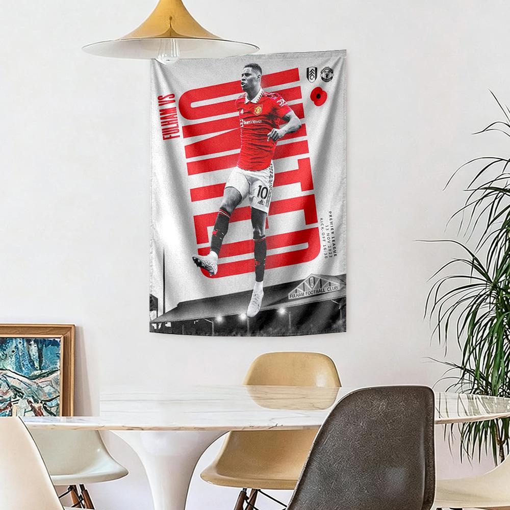 Manchester Wall Decor Tapestry Art For Pet Memorial Birthdaywedding Party Backdrop Family Gift