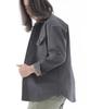 Saintcrew Two-Layer Bartack Pocket Button Shirt Jacket 2L-401Sj Charcoal