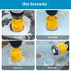 Spring-loaded Serrated Hole Opener for Ceramic Tile Rock Plate Quartz Stone Marble Material Drilling, Diamond Drill Bit