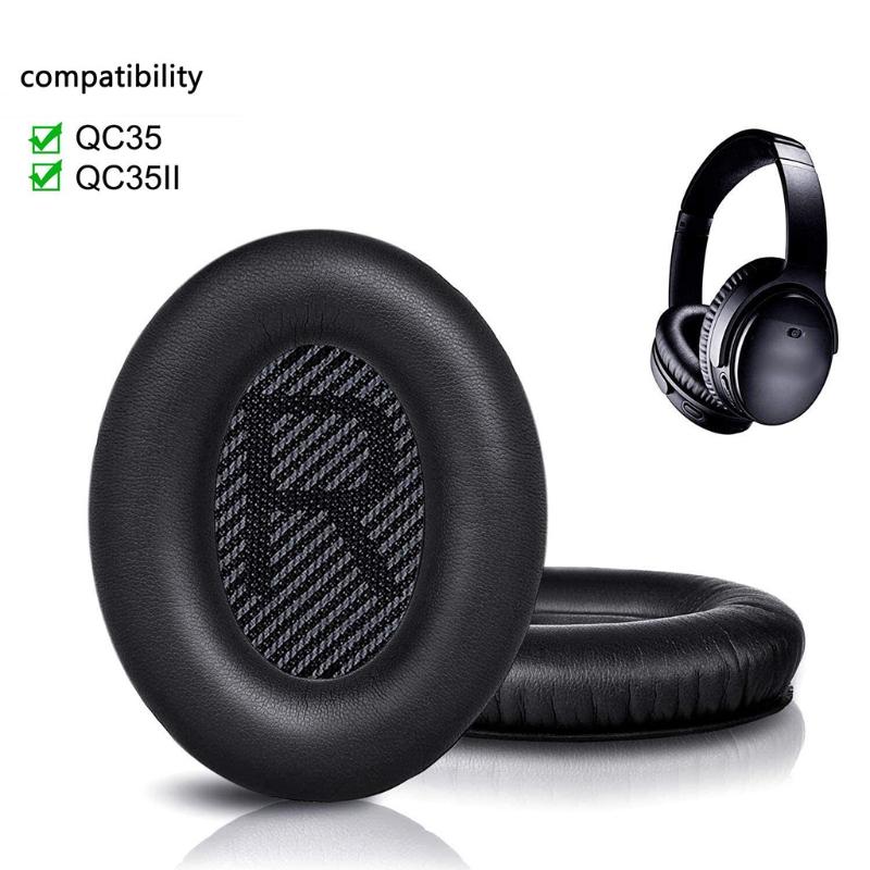 Qualified Replacement Leather Repair No Pressure Sponge Cover for Bo-se QC35 Headphone Cover Isolate Noise